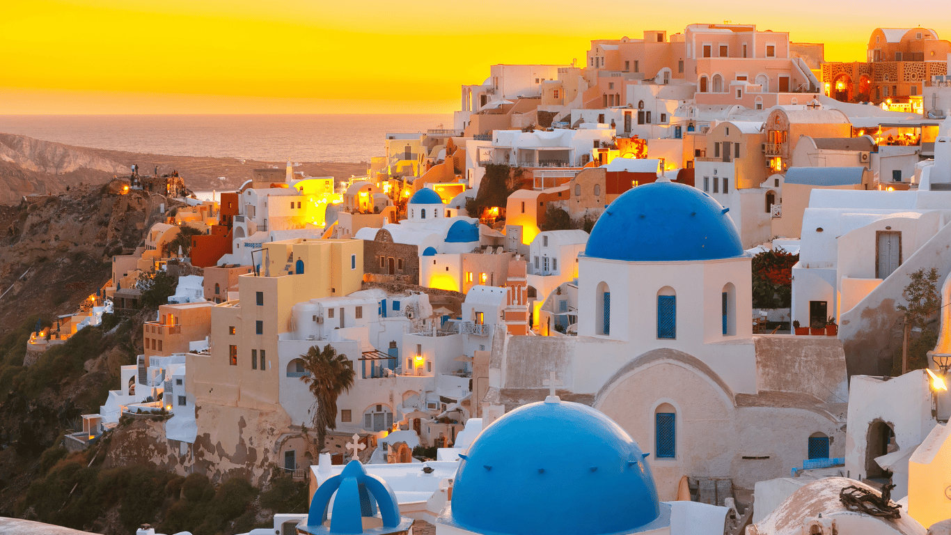 Santorini romantis harga hemat